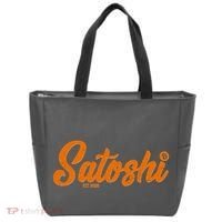 Satoshi Est 2009 Cryptocurrency Tote Bag thumb 0