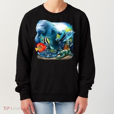 Sea Life - Classic Collage Women's Sweatshirt