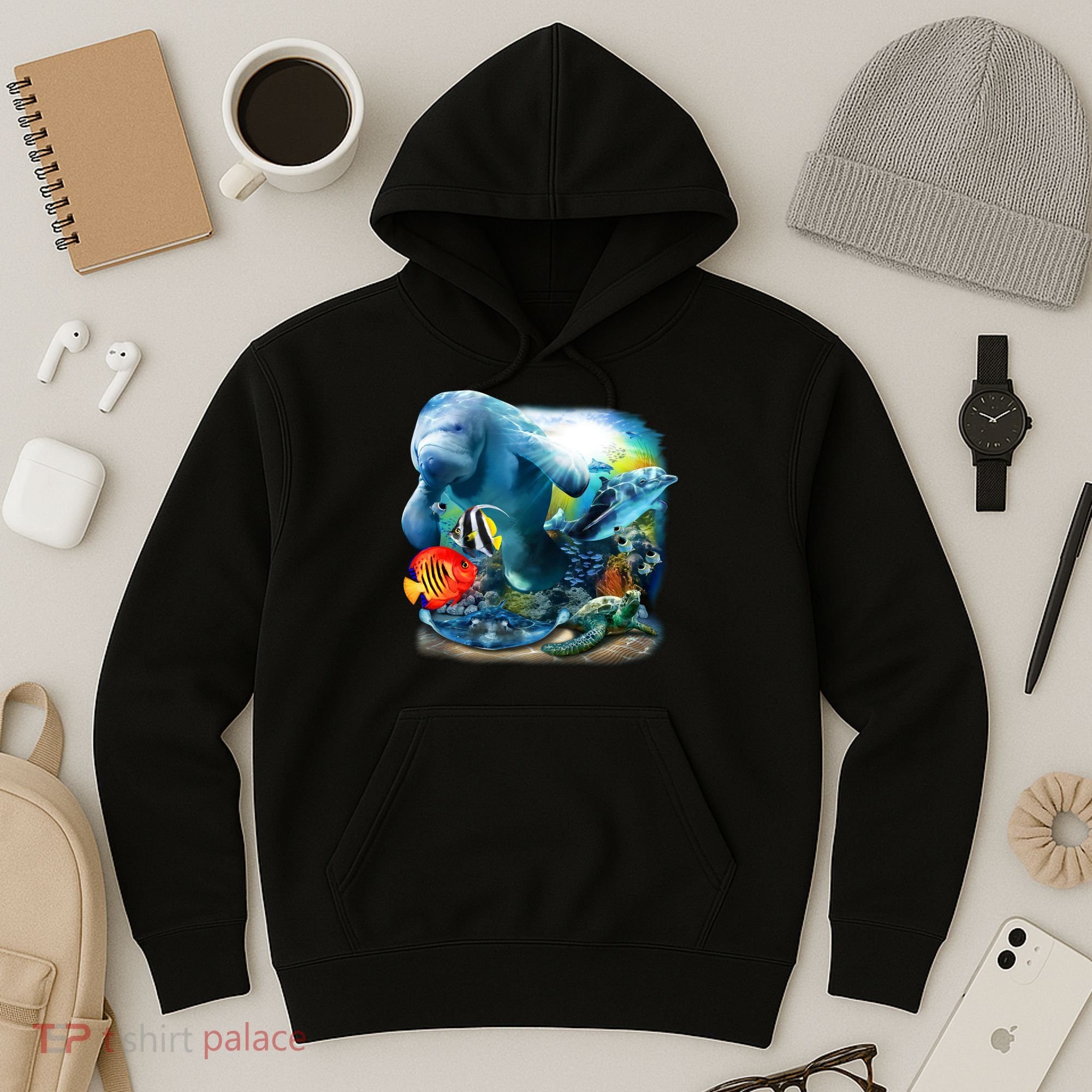 Sea Life - Classic Collage Hoodie