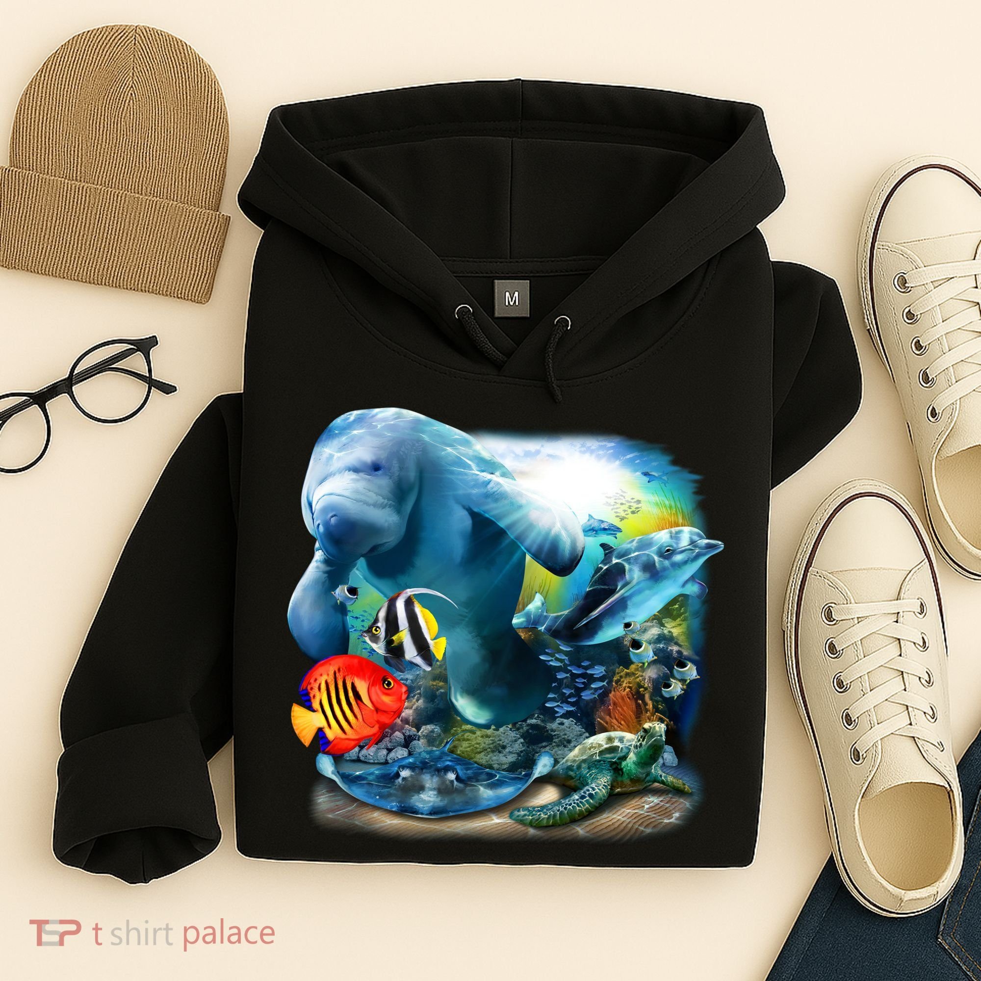 Sea Life - Classic Collage Hoodie