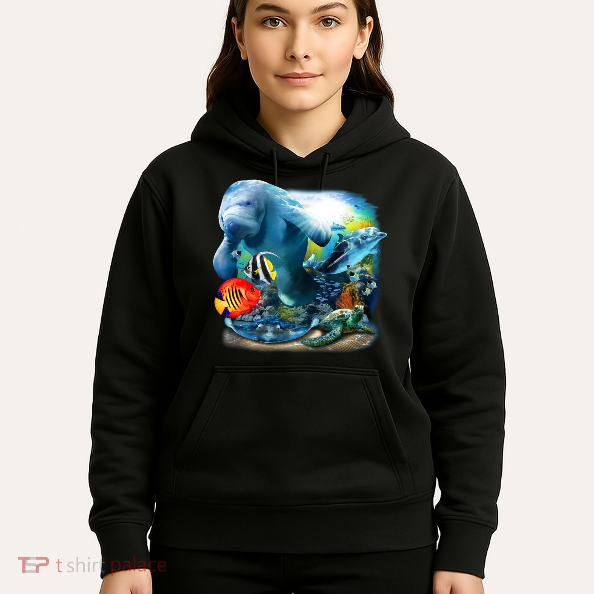 Sea Life - Classic Collage Hoodie
