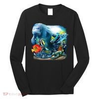 Sea Life - Classic Collage Long Sleeve Shirt thumb 0