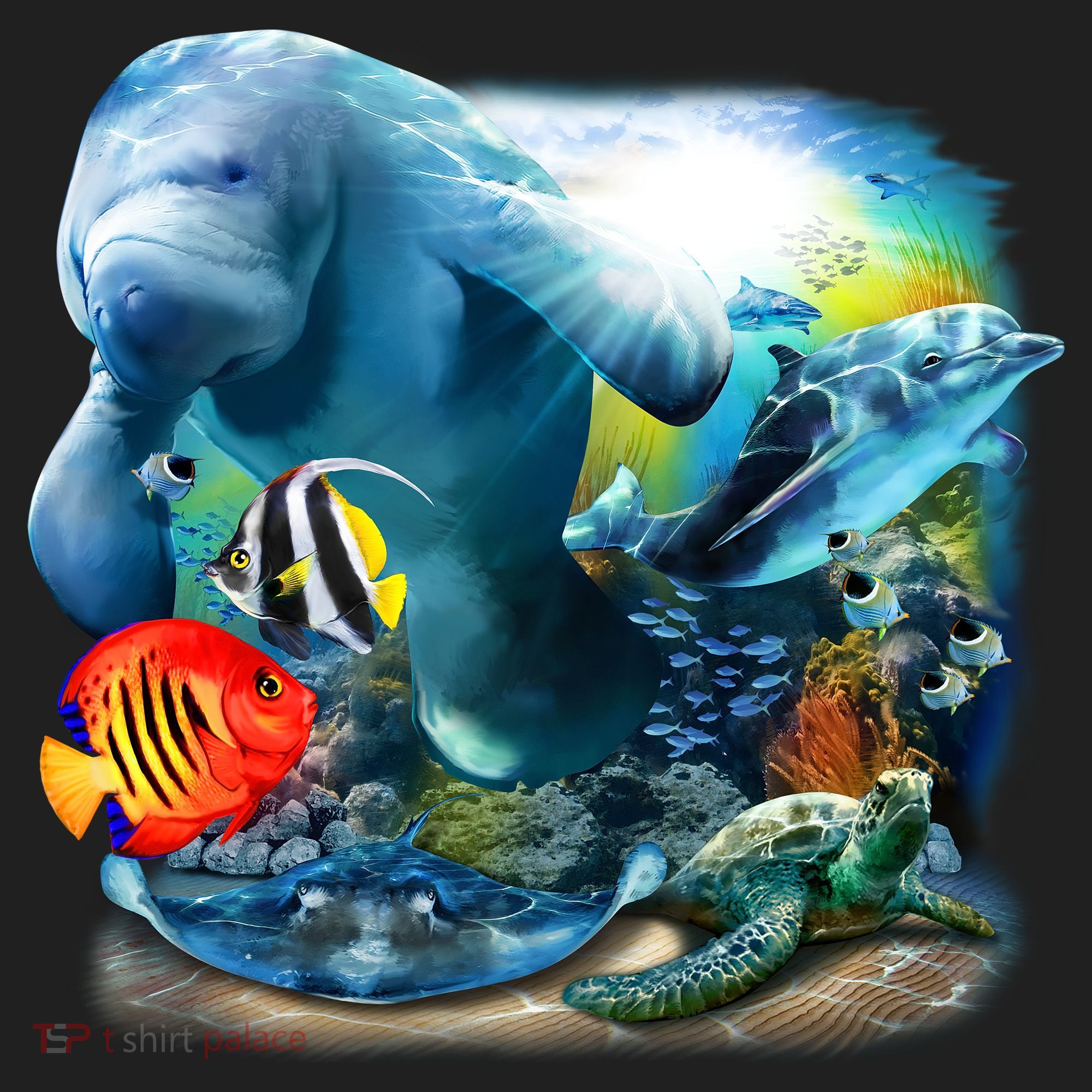 Sea Life - Classic Collage Beanie