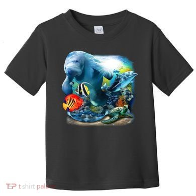 Sea Life - Classic Collage Toddler T-Shirt