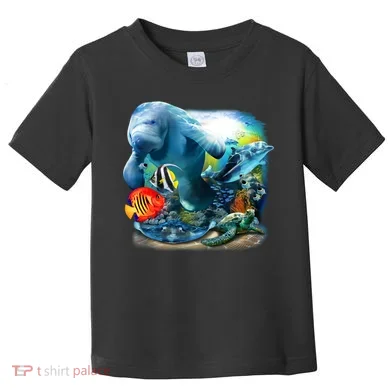 Sea Life - Classic Collage Toddler T-Shirt