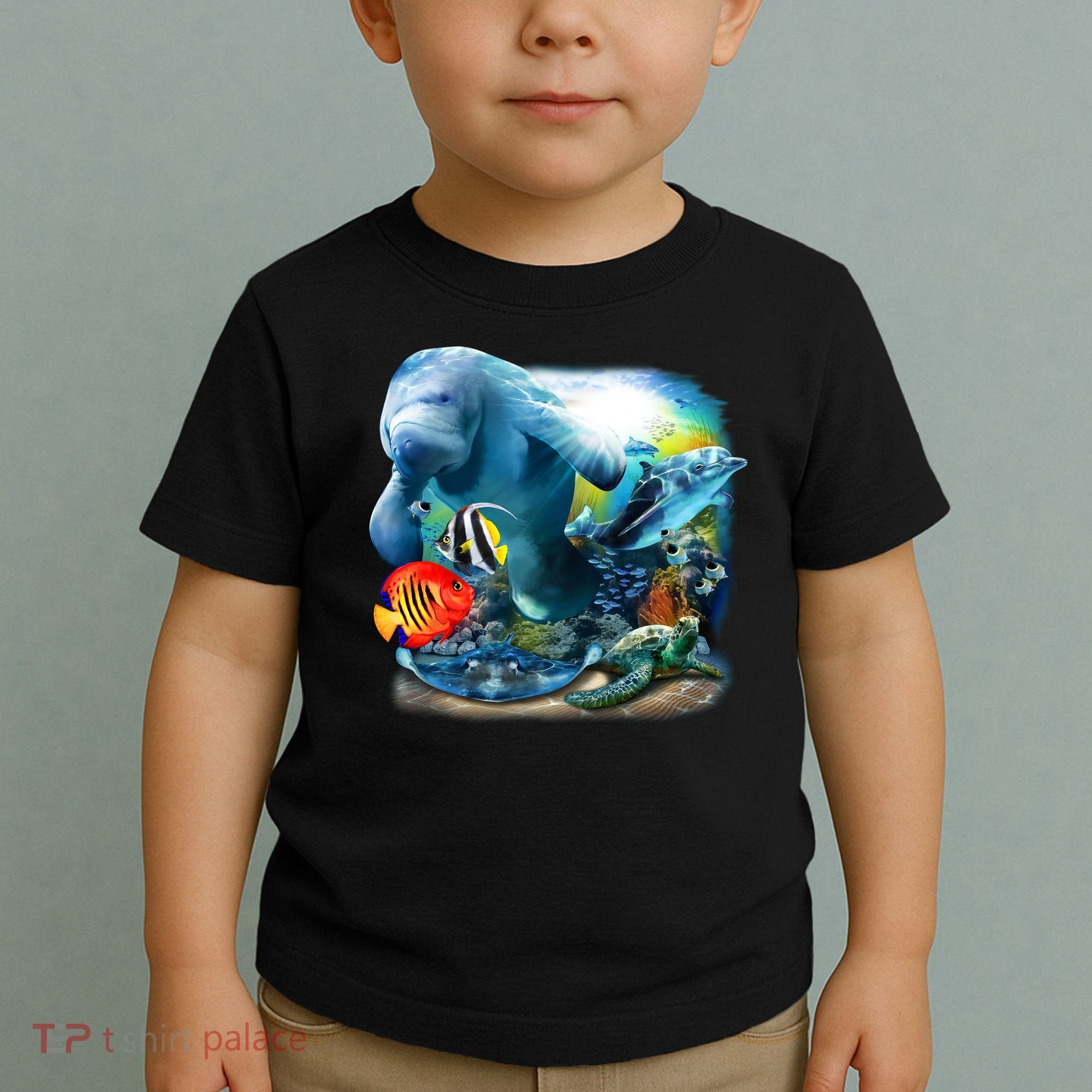 Sea Life - Classic Collage Toddler T-Shirt