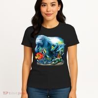Sea Life - Classic Collage Women's T-Shirt thumb 4