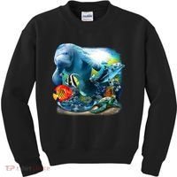 Sea Life - Classic Collage Kids Sweatshirt thumb 0