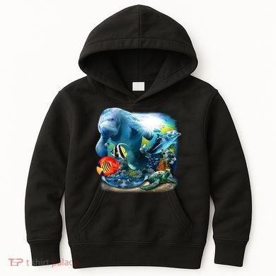 Sea Life - Classic Collage Kids Hoodie