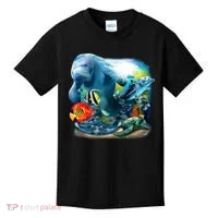 Sea Life - Classic Collage Kids T-Shirt thumb 0