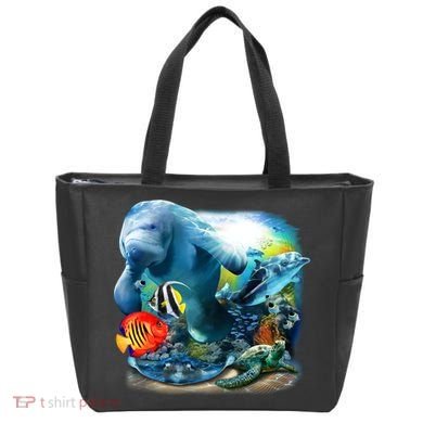 Sea Life - Classic Collage Tote Bag