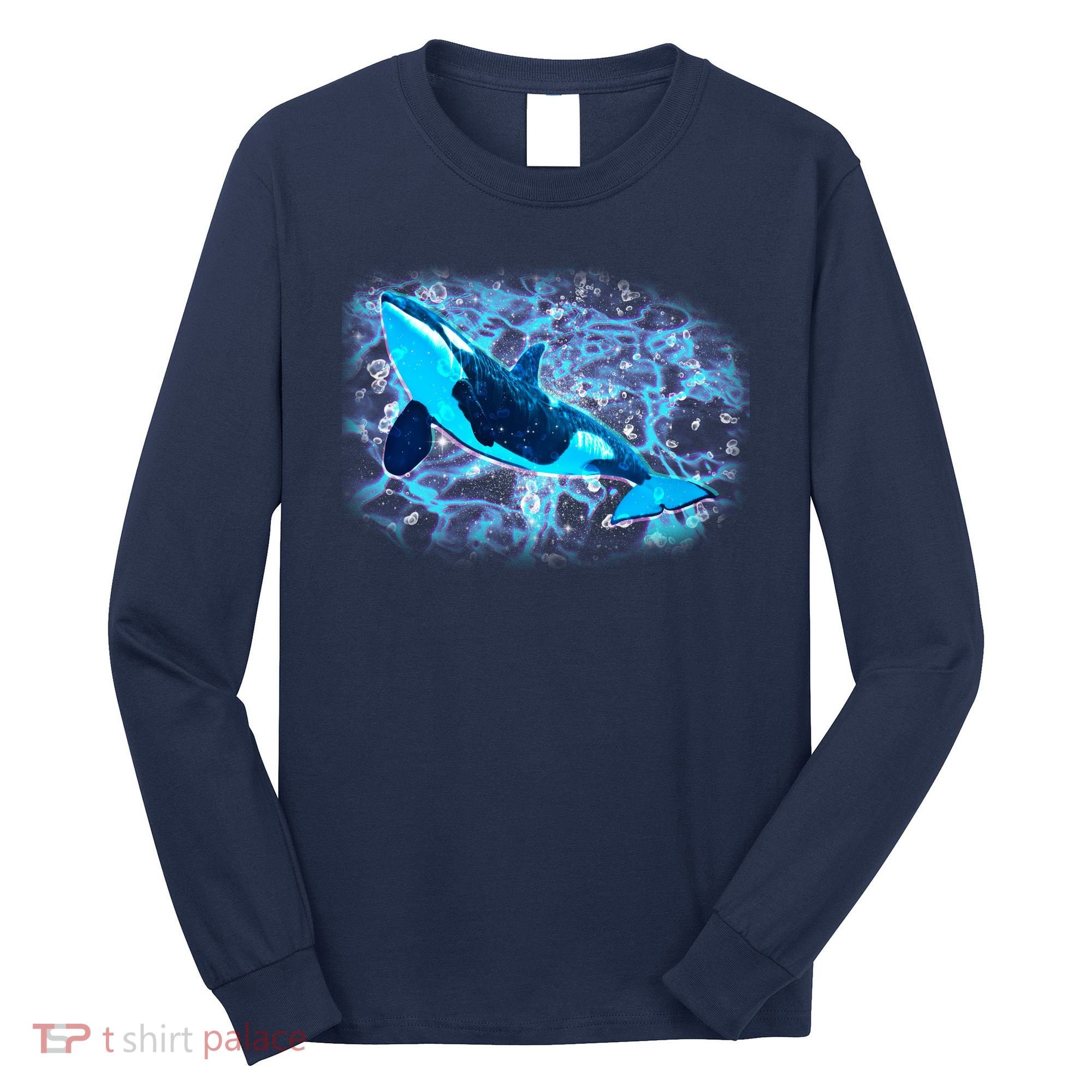 Sea Life Whale Long Sleeve Shirt