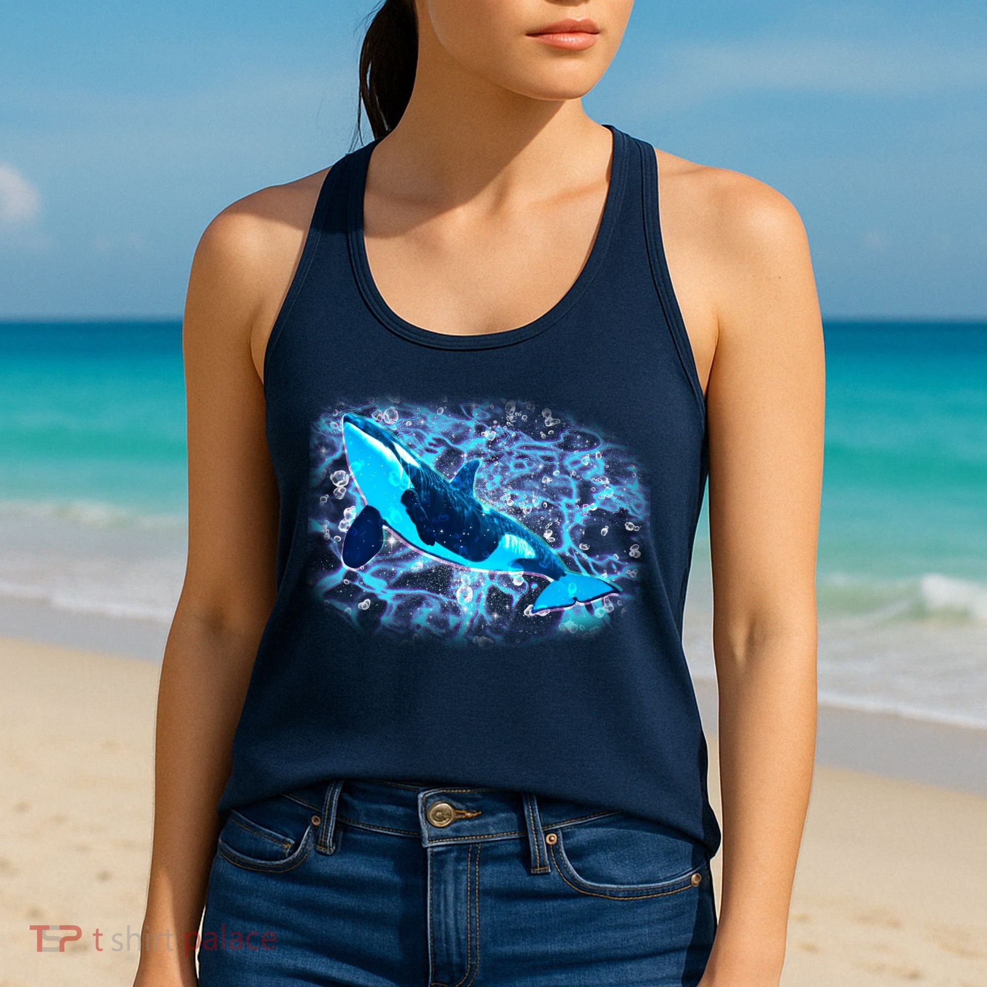 Sea Life Whale Women's Tank Top