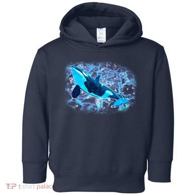 Sea Life Whale Toddler Hoodie