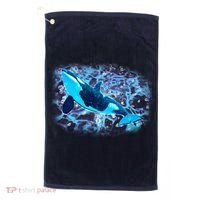 Sea Life Whale Golf Towel thumb 0