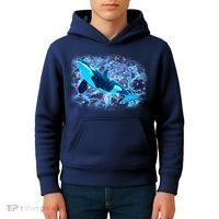 Sea Life Whale Kids Hoodie thumb 4
