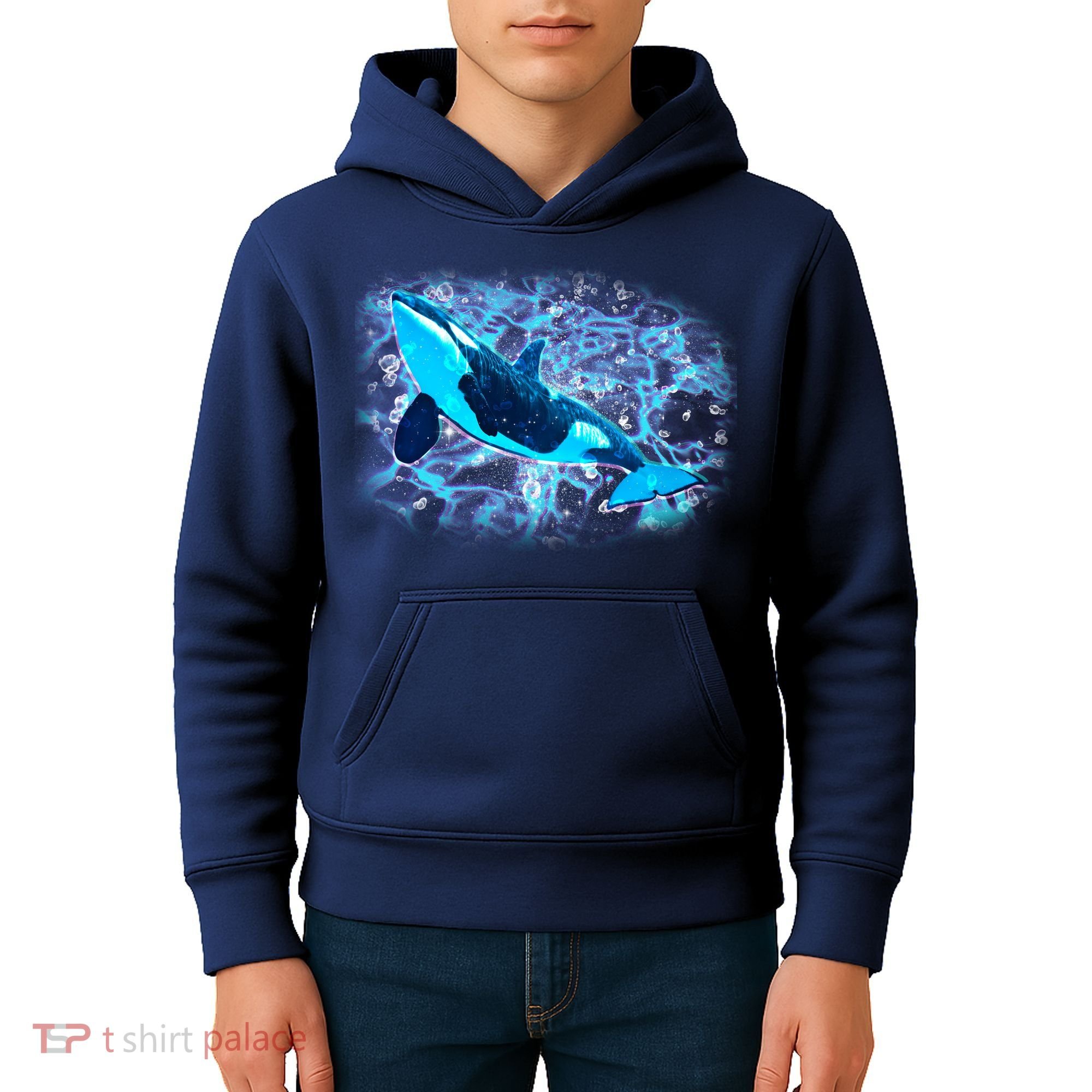 Sea Life Whale Kids Hoodie