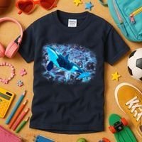 Sea Life Whale Kids T-Shirt thumb 3