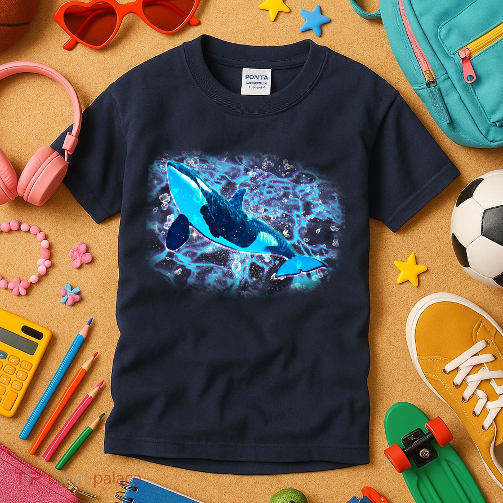 Sea Life Whale Kids T-Shirt