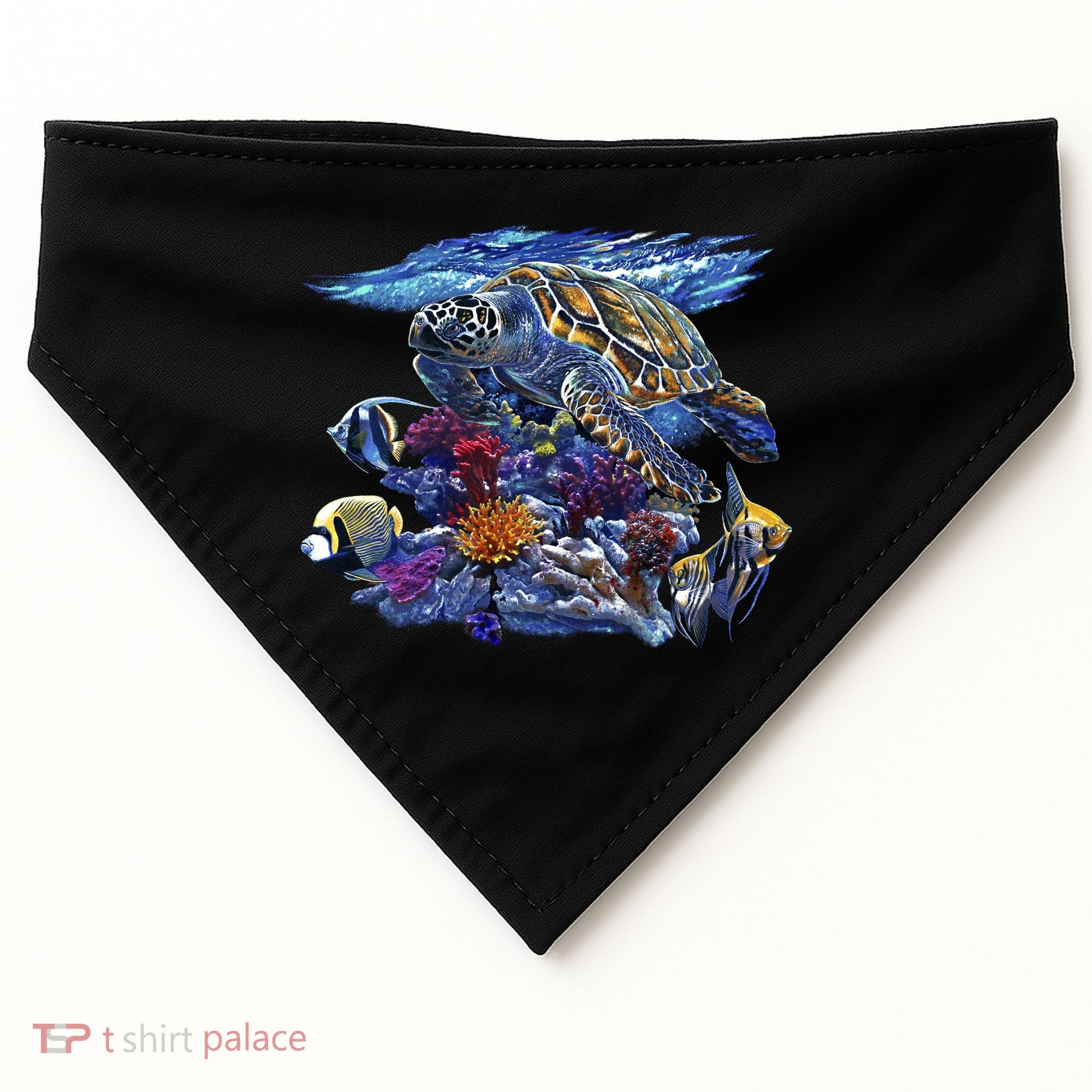 Sea Turtle Life USA-Made Doggie Bandana