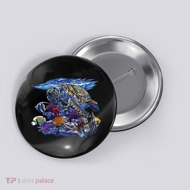 Sea Turtle Life Button