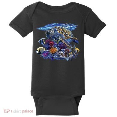 Sea Turtle Life Baby Bodysuit