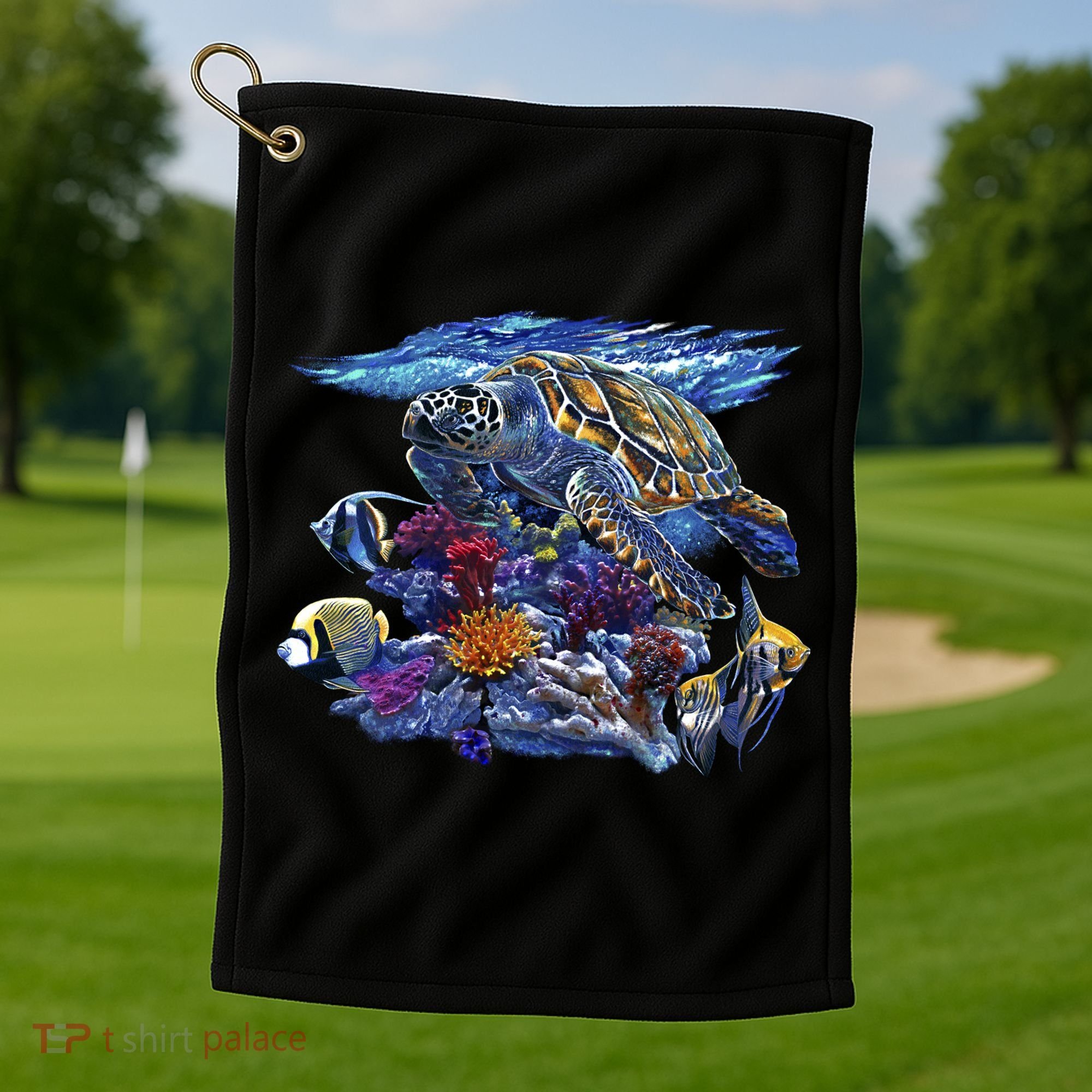 Sea Turtle Life Golf Towel