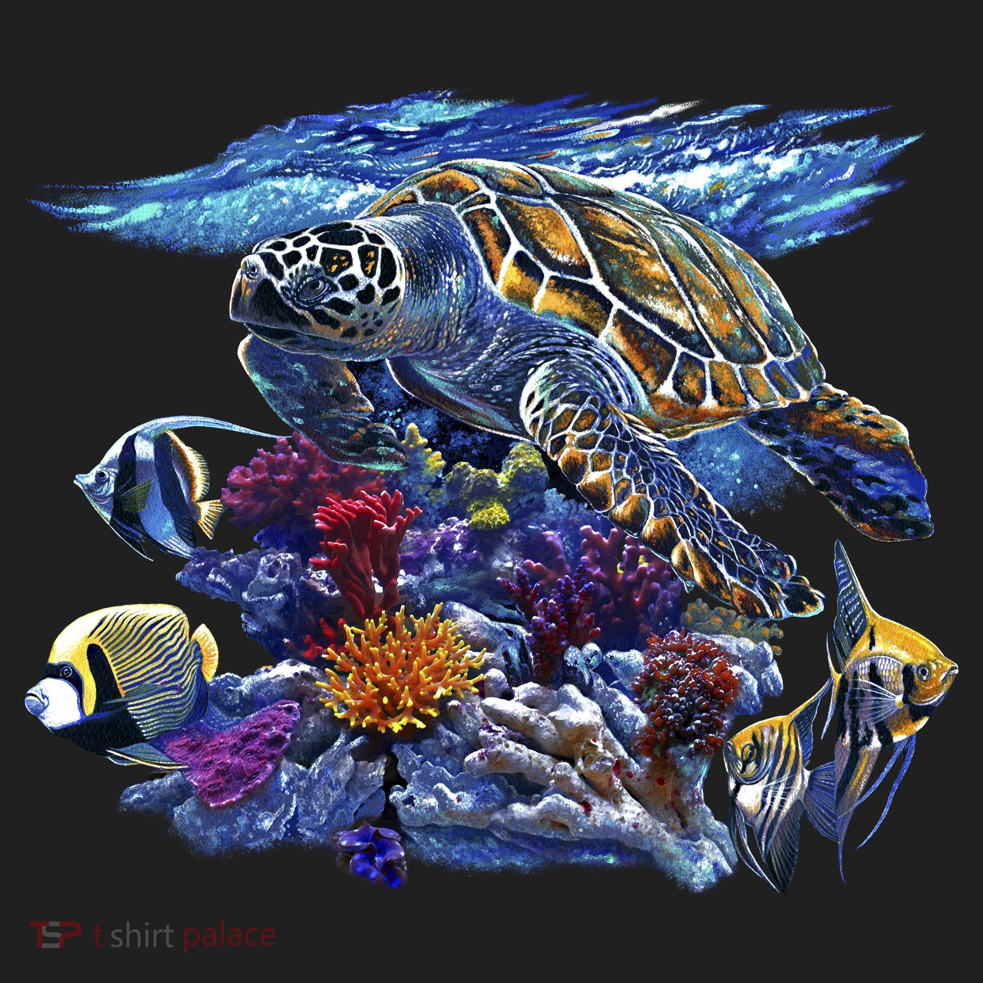 Sea Turtle Life Golf Towel