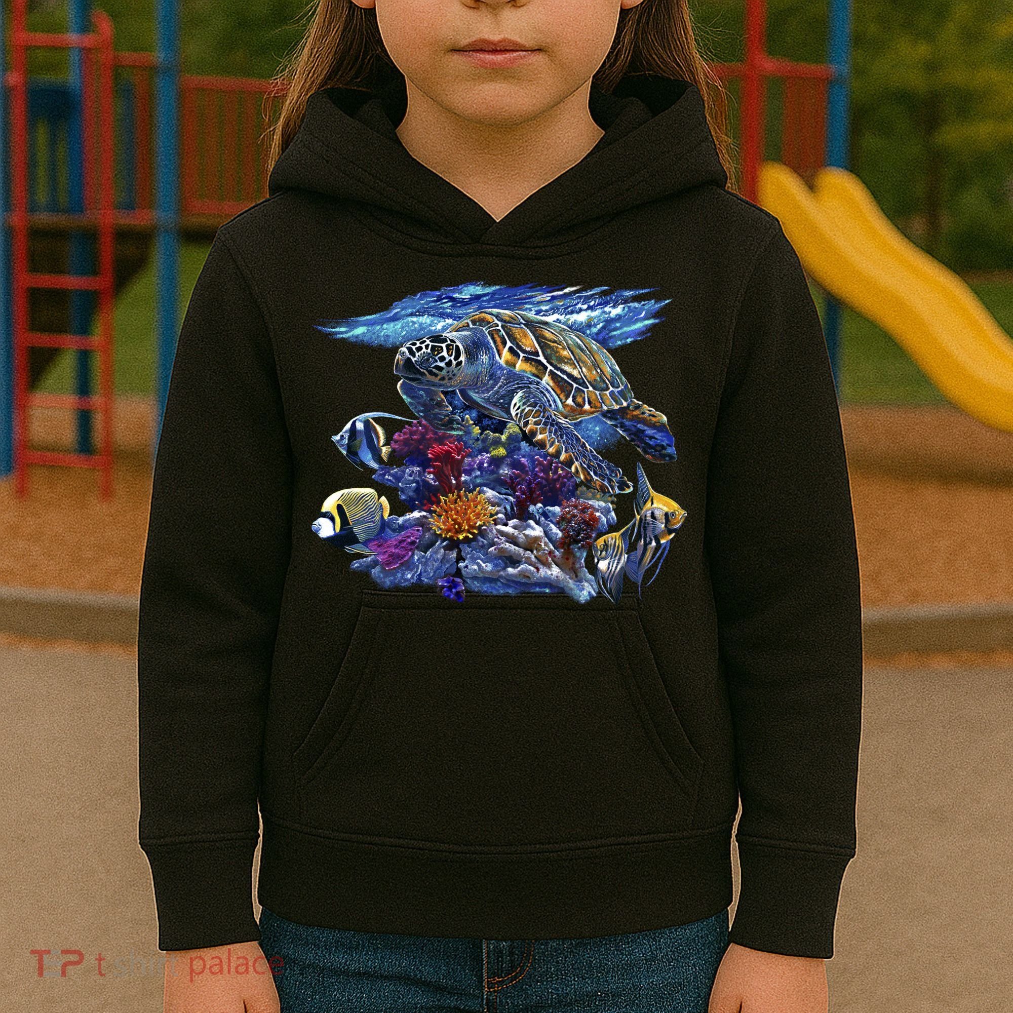Sea Turtle Life Kids Hoodie