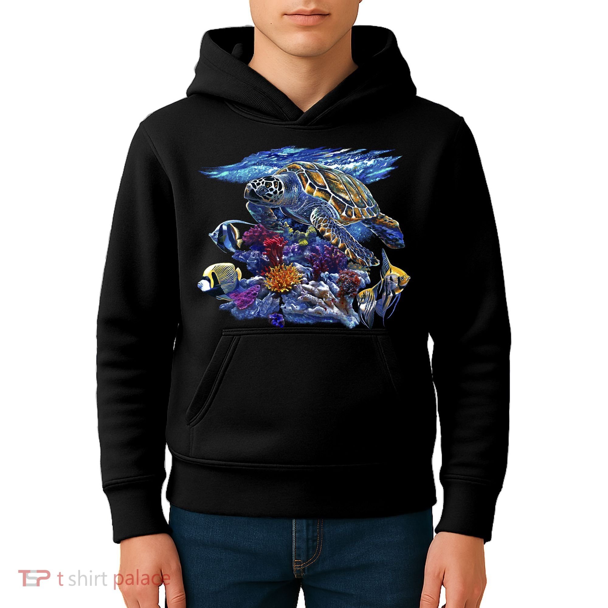 Sea Turtle Life Kids Hoodie