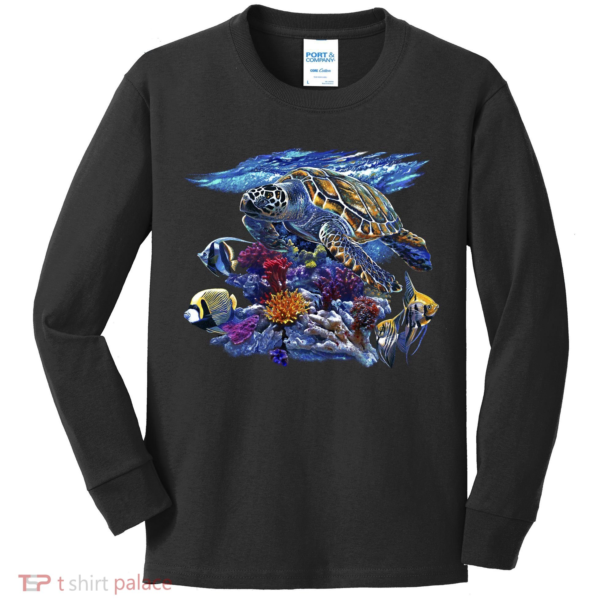 Sea Turtle Life Kids Long Sleeve Shirt