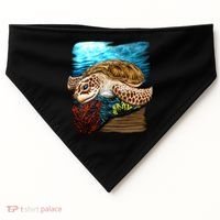 Sea Turtle Ocean USA-Made Doggie Bandana thumb 0
