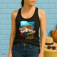 Sea Turtle Ocean Women's Tank Top thumb 2