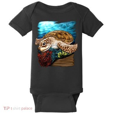 Sea Turtle Ocean Baby Bodysuit