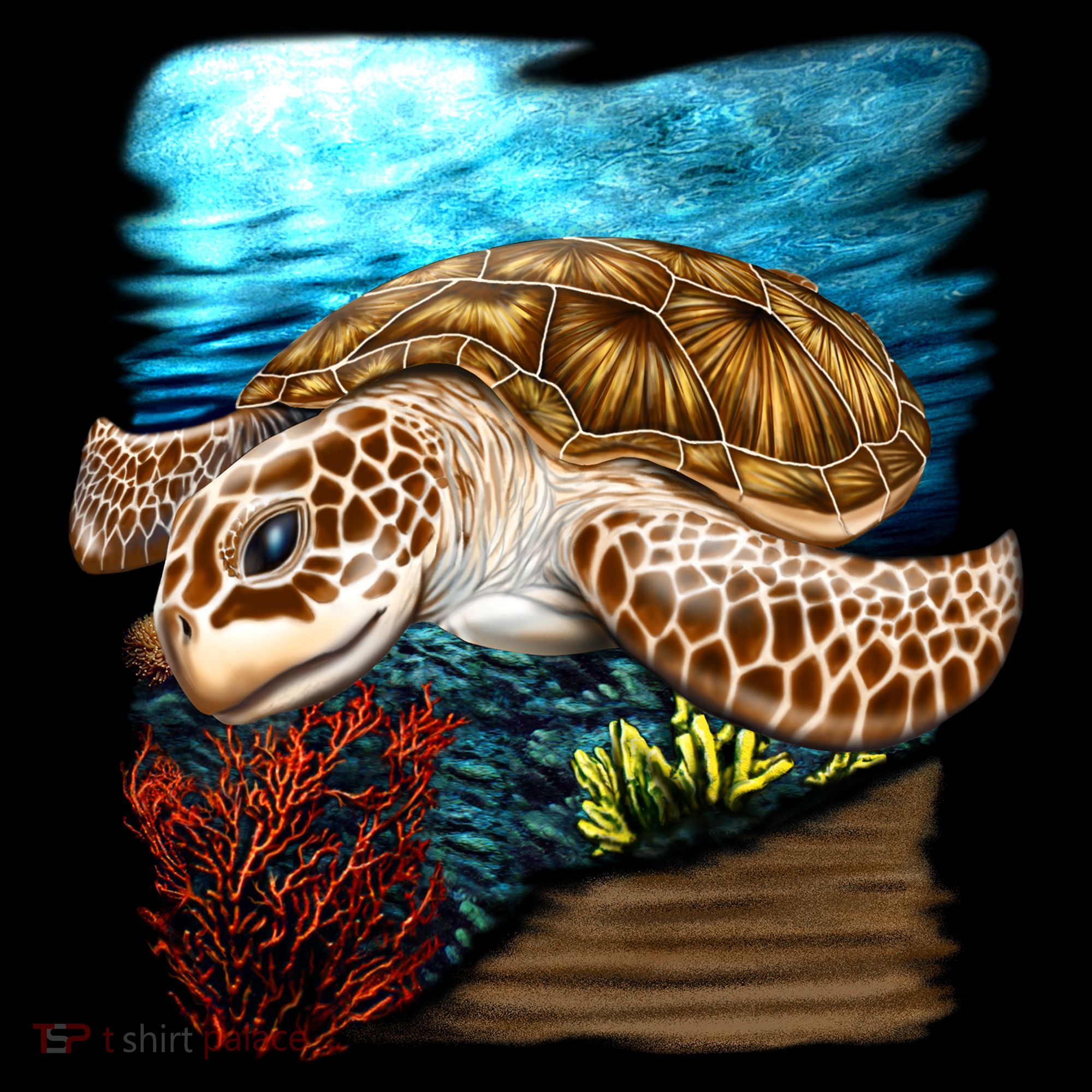 Sea Turtle Ocean Toddler T-Shirt