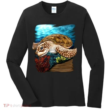 Sea Turtle Ocean Women's Long Sleeve Shirt