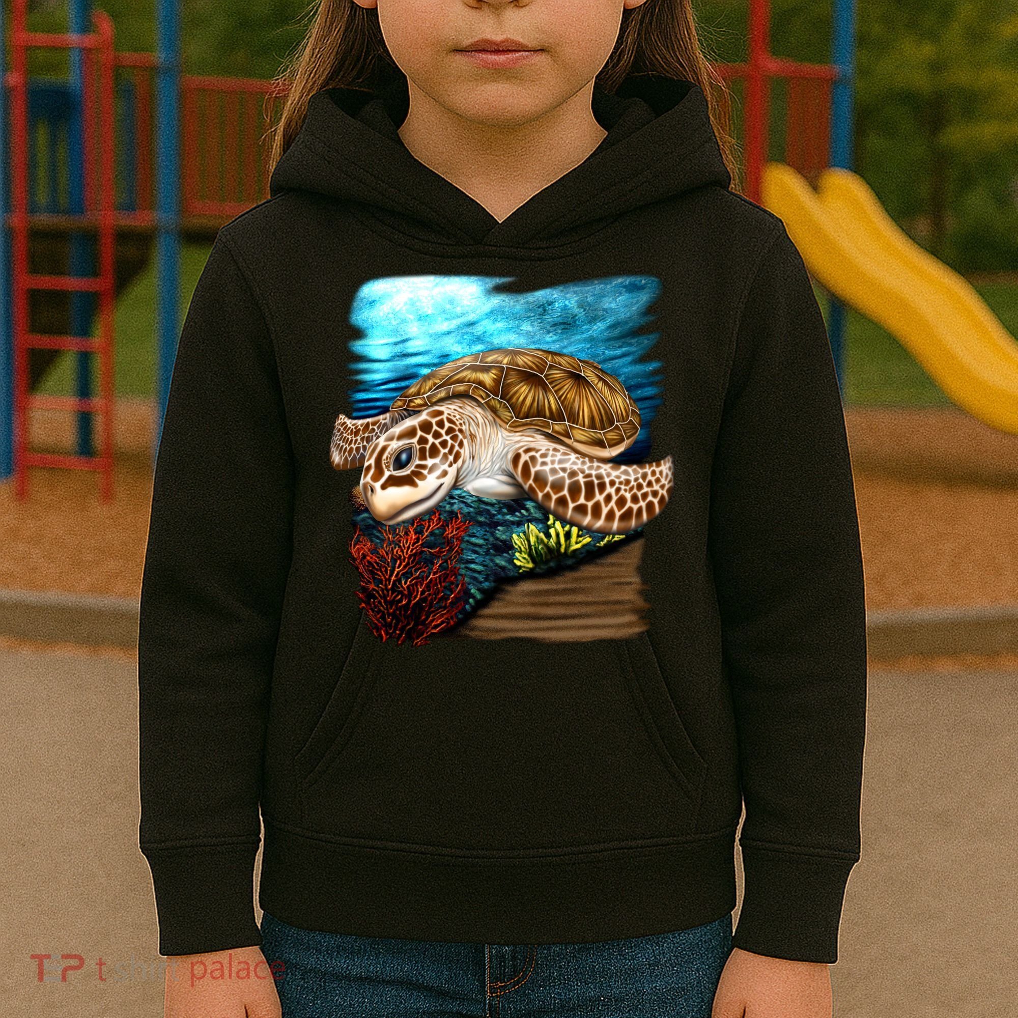 Sea Turtle Ocean Kids Hoodie