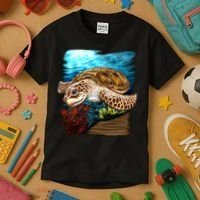 Sea Turtle Ocean Kids T-Shirt thumb 3
