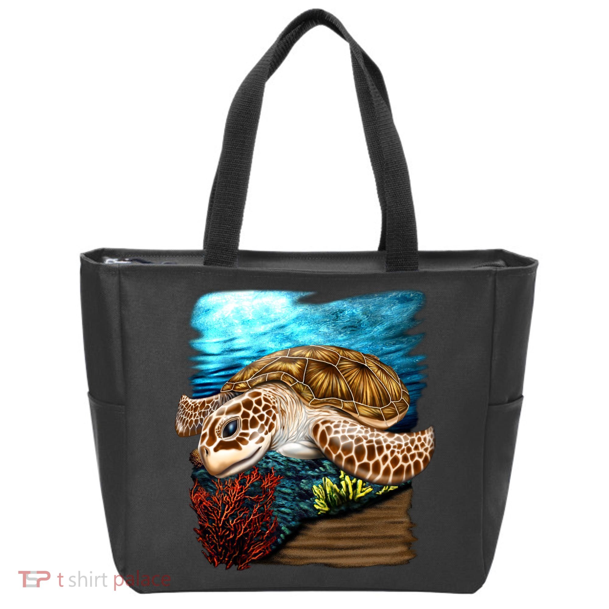 Sea Turtle Ocean Tote Bag