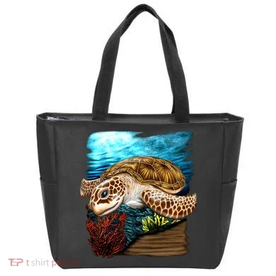 Sea Turtle Ocean Tote Bag