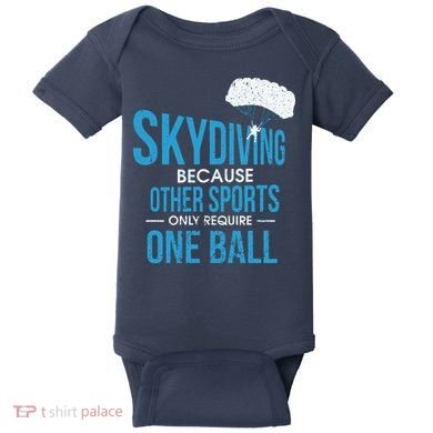 Skydive & Extreme Athlete Skydiving Design For A Skydiver Baby Bodysuit