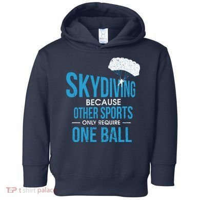 Skydive & Extreme Athlete Skydiving Design For A Skydiver Toddler Hoodie
