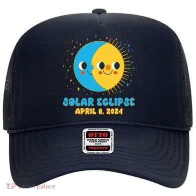 Solar Eclipse April 8 2024 Cute Moon And Sun Hat