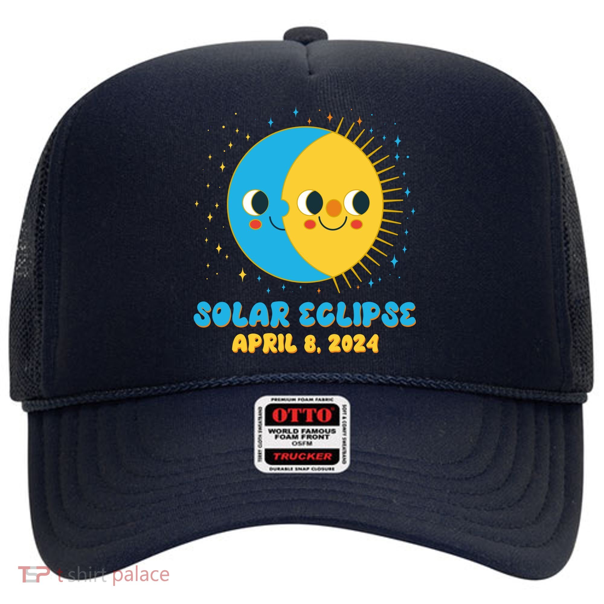 Solar Eclipse April 8 2024 Cute Moon And Sun Hat