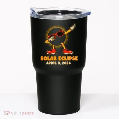 Solar Eclipse April 8 2024 Dabbing Sun Tumbler