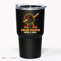 Solar Eclipse April 8 2024 Dabbing Sun Tumbler thumb 0