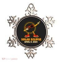 Solar Eclipse April 8 2024 Dabbing Sun Ornament thumb 0
