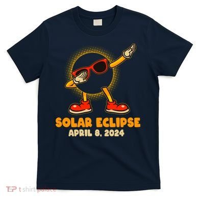Solar Eclipse April 8 2024 Dabbing Sun T-Shirt