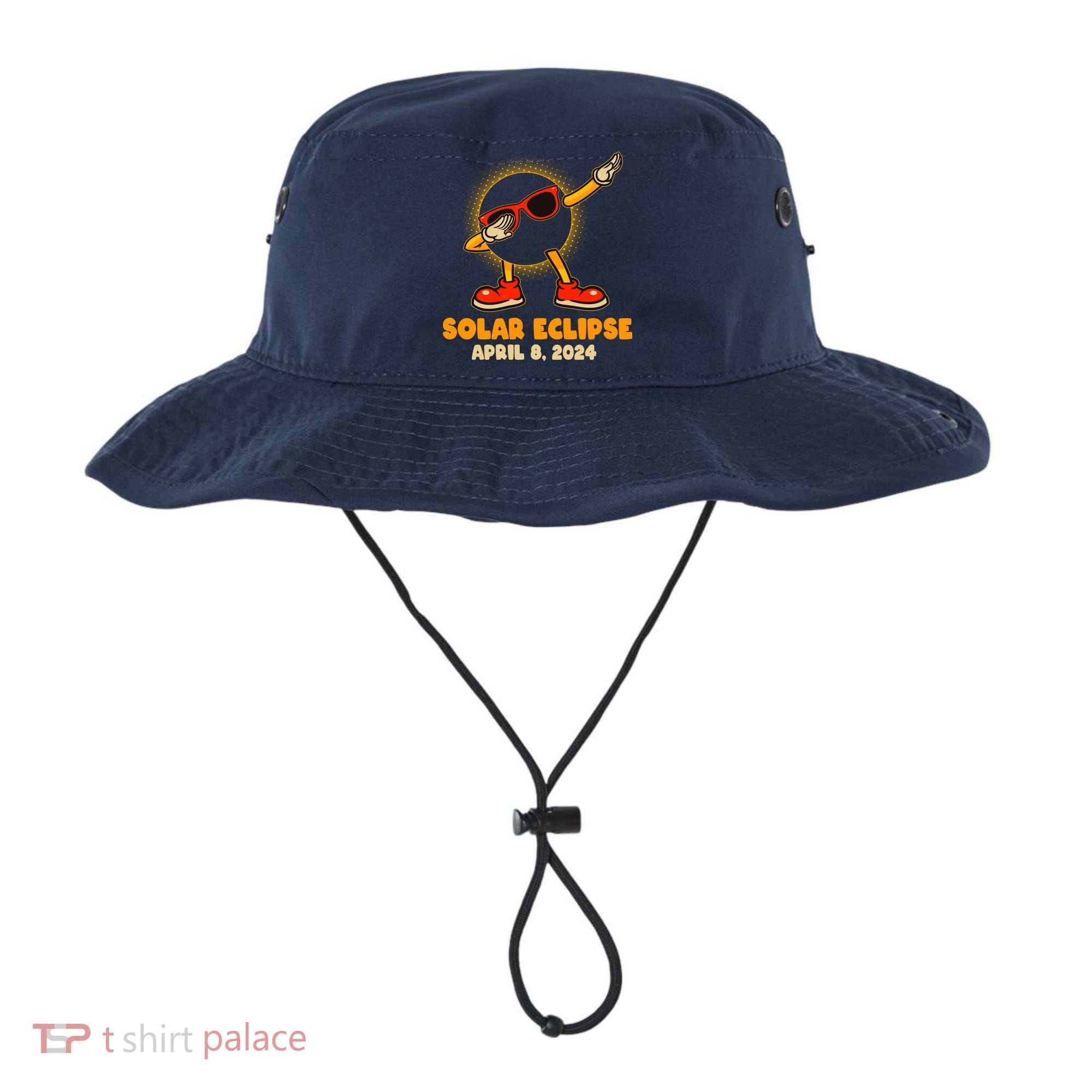 Solar Eclipse April 8 2024 Dabbing Sun Bucket Hat