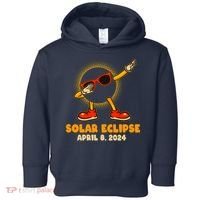 Solar Eclipse April 8 2024 Dabbing Sun Toddler Hoodie thumb 0